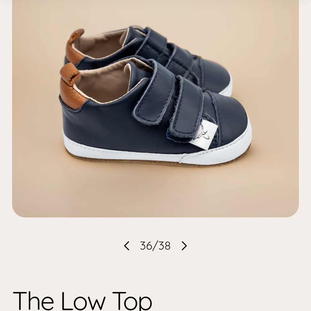 Little Love Bug Velcro Sneakers